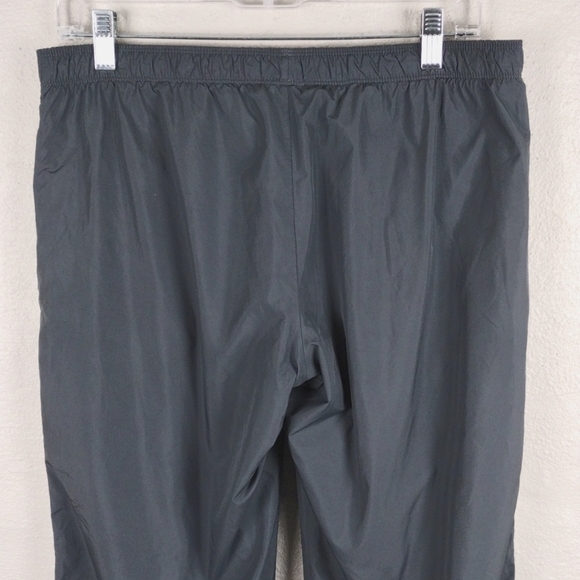Nike Grey Polyester Mesh Lined Elastic Waist Pull On Mid Rise Athletic Capris - Picture 10 of 12